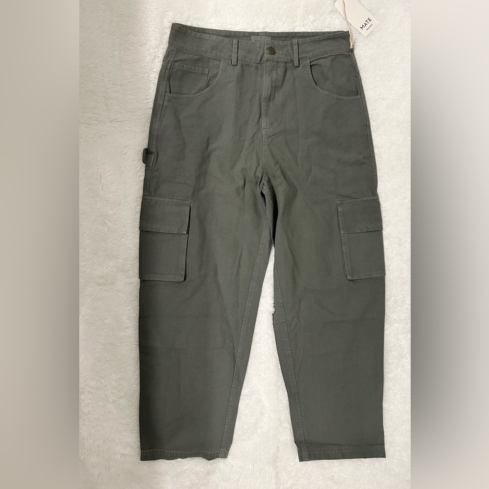 Mate The Label Organic Cotton Canvas Cargo Pants - Picture 6 of 16